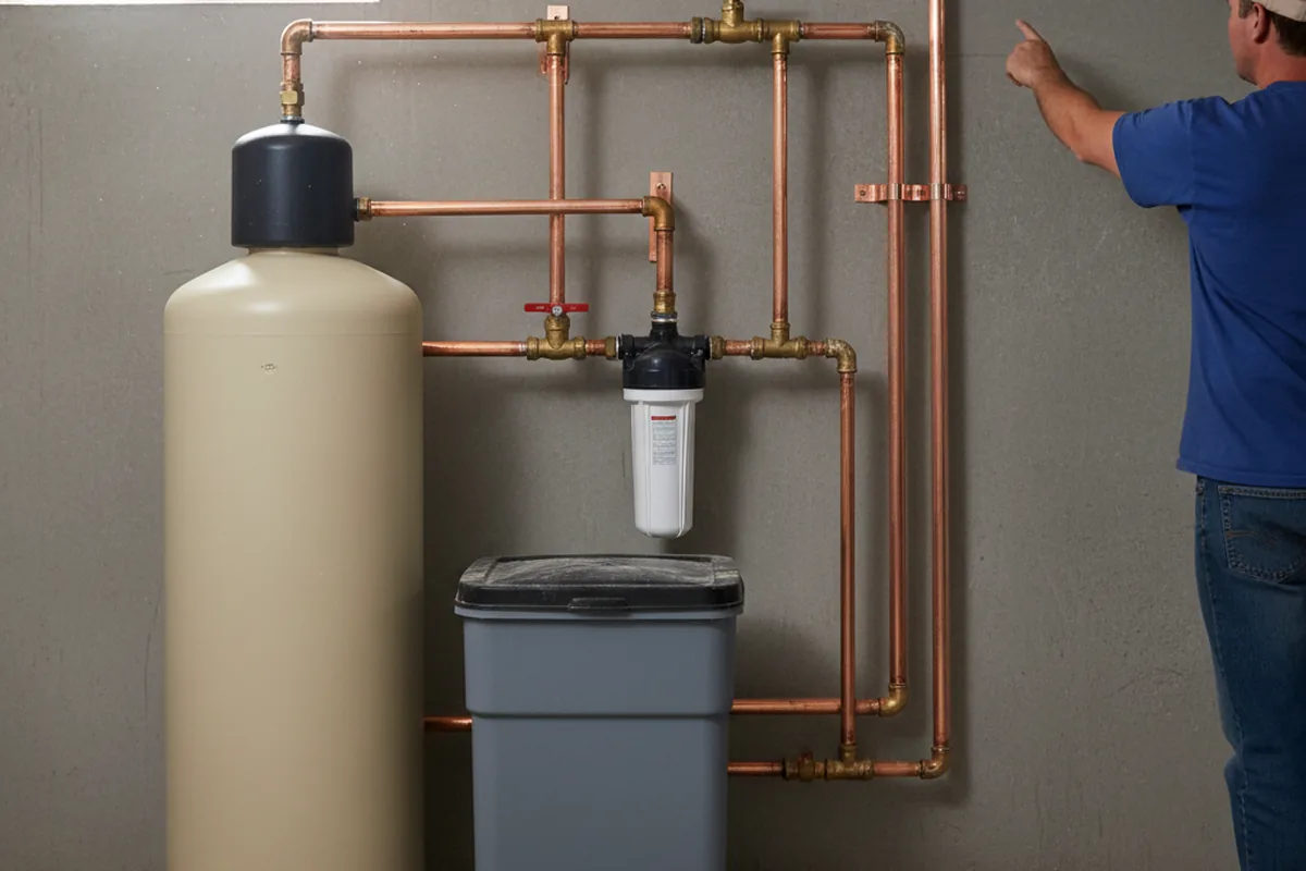 Whole-house water treatment system installed in Fork